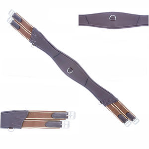 Circunferencia de caballo de cuero de alta calidad, nuevo estilo, circunferencia occidental completa, cómodos accesorios ecuestres, logotipo personalizado, superventas - Product Image 1