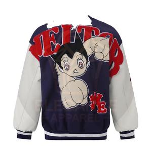 เสื้อแจ็คเก็ตทีมเบสบอลวิทยาลัยวัสดุใส่สบายกันลมน้ำหนักเบา - Product Image 2