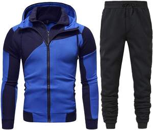 Conjunto de chándal de invierno de dos piezas personalizado para hombre y mujer, ropa deportiva de algodón y poliéster, chándal para hombre, pantalones de chándal de lana para mujer de talla grande - Product Image 2