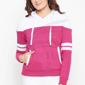 Sudadera con Capucha Personalizada para Mujer, Forrada para Invierno, Estilo Urbano, MOQ Bajo, Estilo Hip Hop, Felpa de Algodón/Poliéster, Logotipo Personalizado Impreso - Product Image 1