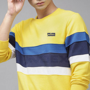 Pull à manches longues 100% coton de haute qualité pour hommes sweat-shirt à col rond personnalisé en gros pour l'hiver sweat à capuche teint uni - Product Image 4
