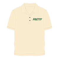 T-shirt décontracté pour femme à manches courtes, en polyester/coton tricoté, respirant et écologique, avec logo personnalisé, motif grec rose et vert, style neutre et élégant