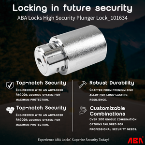 Cilindros de bloqueo de empuje trasero de 60mm de alta seguridad, Material de llave de latón duradero para aplicación de puertas en armarios metálicos y bicicletas - Product Image 6