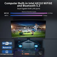 Mini PC de 14ª Generación para Juegos, Core I7 14700F/I9 14900F, Windows 11 Pro, GeForce RTX4070 12G, Cuatro Salidas de Pantalla, LAN Dual, Computadora de Escritorio