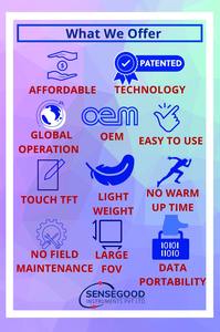 Medidor de prueba de color de superficie de laboratorio portátil | Espectrofotómetro para aplicaciones precisas de medición de color de superficie y Espectrómetro - Product Image 2