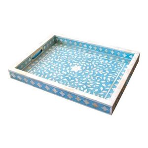 Bandeja de servicio con incrustaciones de hueso de nuevo diseño, pieza de la más alta calidad para decoración de cocina y hogar - Product Image 5