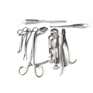 Kit Profesional de Instrumentos Manuales para Cirugía Ortopédica, Juego de Instrumentos de Acero Inoxidable Alemán, Pinzas para Sujetar Huesos, Curetas - Product Image 1