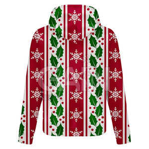 Marca privada Jogging Wear Chándales de Navidad Hombres Custom Jogger Christmas Chándal Set con logotipo personalizado - Product Image 5