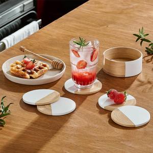 Sous-verres enroulés en bois de bambou cercle d'approvisionnement en vrac caboteur en fibres filées naturelles fabriqué au Vietnam - Product Image 6