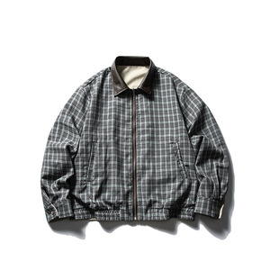 แจ็คเก็ตบอมเบอร์ผู้ชายคุณภาพสูง ออกแบบโลโก้ได้ตามต้องการ น้ำหนักเบา สวมใส่สบาย เหมาะสำหรับฤดูใบไม้ผลิและฤดูใบไม้ร่วง  กันลม มีซิปและกระเป๋า - Product Image 4