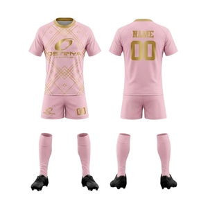 Camiseta de Rugby para Adultos, Transpirable, con Estampado por Transferencia de Calor, Manga Corta, 100% Poliéster, Cintura Elástica, Técnicas de Impresión - Product Image 1