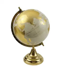 Премиум-продажа, образовательная модель World Globe, карта World Globe для школы с металлическим позолоченным стендом для продажи