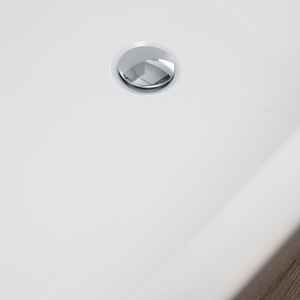 Baignoire autoportante en acrylique blanc ANITA 180CM – Produit de qualité supérieure - Product Image 6