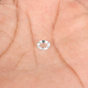 Aguamarina brasileña natural 7x5mm Corte ovalado 0,70 Cts Piedra preciosa suelta para la fabricación de joyas - Product Image 6