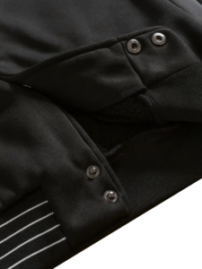 High Quality <b>Men's</b> Custom Chenille Embroidery Patches Winter Fleece Varsity <b>Jacket</b> Halloween Party Streetwear <b>Casual</b> Leather - Product Image 5