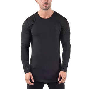 Personnalisé haute qualité hommes XS-100 % coton tissu entraînement Fitness conception à manches longues T-Shirt hiver imprimer sweats à capuche - Product Image 4