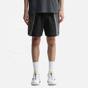 New ODM 2025 Arrival Unisex Nylon <b>Windbreaker</b> Shorts Custom Multi-Round Pockets Plain Dyed Hot Shorts Made in Pakistan - Product Image 3