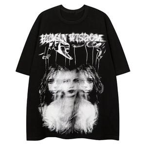 Camisetas de Hombre Casuales de Gran Tamaño, de Algodón de Punto Grueso, de Manga Corta para Invierno, de Alta Calidad OEM, Transpirables, de Secado Rápido, Personalizadas - Product Image 3