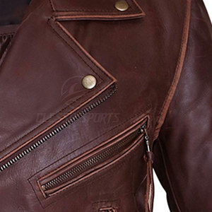 New Arrival High Quality Leather Made Motorbike Men Jacket Low MOQ Men Motorbike Jacket Made In Pakistan - Product Image 5