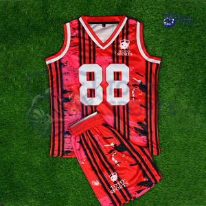 Nueva Llegada, Mejor Proveedor, Uniforme de Baloncesto Deportivo Transpirable de Poliéster, Cómodo, Ligero, Precio Razonable y Duradero - Product Image 1