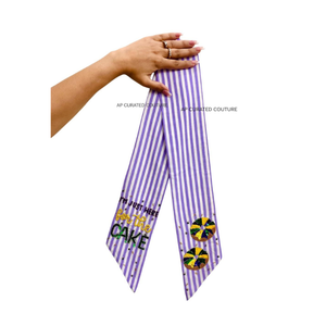 Mardi Gras con cuentas de algodón hecho a mano corona Sash decoración Gingham patrón personalizado de lujo de alta calidad al aire libre - Product Image 1