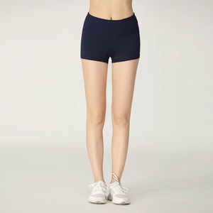 Female Cross Strap Hollow <b>Yoga</b> <b>Shorts</b> Breathable Canvas Sports <b>Shorts</b> for Fitness Dance Hip Hop-Eco-Friendly Embroidery - Product Image 3