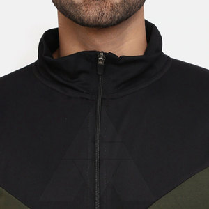 Venta al por mayor de calidad superior de los hombres chándal diseño único Color sólido impreso ropa deportiva para uso en el gimnasio de talla grande de invierno Característica Logo - Product Image 5