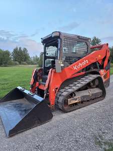 Kubota SVL75-3 Track Loader 74.3HP High Torque Compact Crawler Skid Steer Hydraulic Loader for Excavating Grading Farm Work - Product Image 2