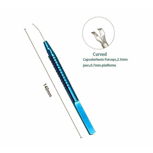 Forceps de Capsulorhexis en Acier Inoxydable Premium 23G Manuel Haute Précision Instrument Chirurgical Ophtalmique Certifié CE Vente en Gros - Product Image 2