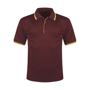 เสื้อโปโลออกแบบเองระเหิด100% โพลีเอสเตอร์ Spandex OEM กีฬาพลัสขนาดกอล์ฟผู้ชายโลโก้เสื้อโปโล - Product Image 4