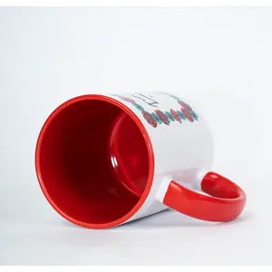 Taza Frida Kahlo Passion, Pintada a Mano, Diseño Moderno, Apta para Lavavajillas y Microondas, Gres Chapado en Oro para Presentaciones - Product Image 3