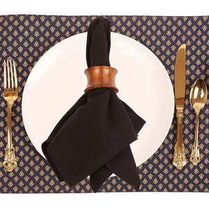 Ronds de serviette en bois massif de haute qualité Design moderne Respectueux de l'environnement et durable Stocké Meilleur exportateur en Inde pour les mariages - Product Image 1