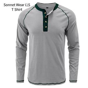 Camiseta de Manga Larga a Rayas de Algodón con Cuello Abotonado y Logotipo Bordado Personalizado para Hombre - Product Image 4