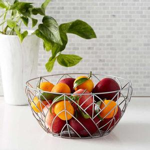 Panier à fruits design vintage pour rangement dans la cuisine, support banane en fil métallique de qualité deluxe pour accessoires de cuisine au meilleur prix - Product Image 3