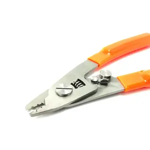 High Quality Stainless steel optical fiber pliers three port stripping pliers optical fiber stripping pliers stripping