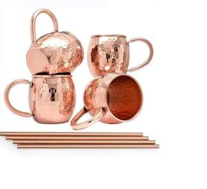 Tazas de mula de cobre 100% de buena calidad para cerveza de jengibre hechas de taza de cobre puro, tazas de mula de Moscú, mayorista de India - Product Image 2
