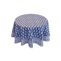 Nouvelle Nappe Jacquard 100% Coton Indien, Imprimée à la Main, Très Absorbante, 20 fils, 180 cm, Prix de Gros