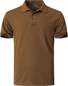 Polos personalizados para hombre, camisa de golf para hombre, camisetas de golf transpirables de manga corta de color sólido, manga corta - Product Image 4