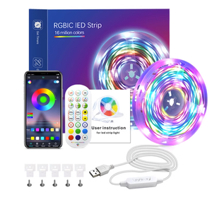 Bande LED RGB XSY S189 <span class=keywords><strong>avec</strong></span> télécommande Wi-Fi, étanche IP67, PVC, garantie 10 ans, usage résidentiel, CRI 90, 5000K, SMD2835, blanc pur - Product Image 6