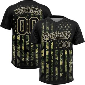 Camiseta de béisbol americana bordada estilo equipo logotipo personalizable número nombre personalizado cosido de la mejor calidad - Product Image 1
