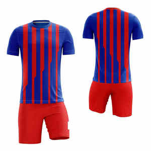 Conjuntos de Ropa Deportiva de Fútbol de Poliéster con Logotipo en la Manga Izquierda, Uniforme de Fútbol para Hombre, Secado Rápido, Transpirable, Ropa Deportiva de Equipo, Uniforme de Entrenamiento - Product Image 2