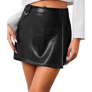 Faldas de Cuero Genuino para Mujer de Alto Rendimiento, Tela Suave y Cómoda, Material Duradero, Faldas de Cuero Genuino - Product Image 1