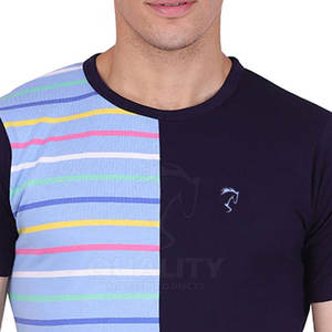 Camiseta de color sólido para hombre Camiseta de tela suave hecha en fábrica Camiseta duradera fácil de usar en línea para hombre - Product Image 5