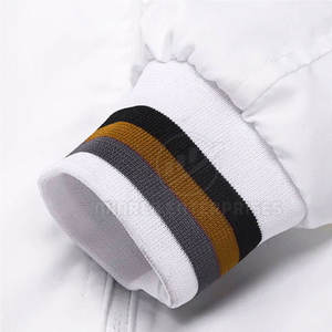 Chaqueta de invierno para hombre hecha a medida más vendida, transpirable, ligera, ecológica, diseño de bombardero con cuello levantado, manga larga - Product Image 5