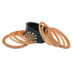 Bijoux de mariage indien en acrylique, bracelets de mariée, de Chura, de fabricant indien, vente en gros, ensemble de bracelets en cristal pour femmes - Product Image 4