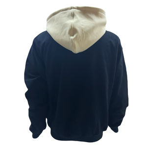 Sweat à capuche zippé épais d'hiver pour hommes personnalisé Patchwork couleurs broderie Logo sweat à capuche décontracté Streetwear sweat à capuche - Product Image 2