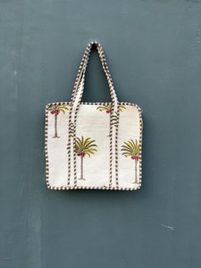 Cotton Quilted Animal Print Summer Boho Style Tote <b>Bag</b> <b>for</b> Women Travel <b>Beach</b> Shopping Gift Travel and Shoulder Tote <b>Bags</b> - Product Image 6