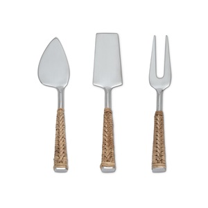 Juego de cubiertos de queso con incrustaciones de hueso para hotel y restaurante Juego de cuchillos de queso de acero inoxidable de 4 con mango de incrustaciones de hueso para el hogar - Product Image 4