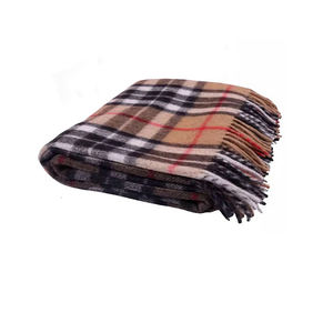 Auténtica manta mexicana de lana de tartán 100% tejida a mano DISEÑO DE serape artesanal estilo Jacquard ecológico a bajo precio - Product Image 3