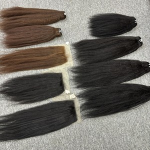 ผมมนุษย์บริสุทธิ์ Yaki ผมตรงจากเวียดนามมัดผมดิบแบบ100% - Product Image 2